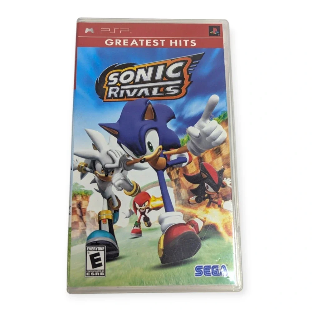 Sonic Rivals Sony PSP Greatest Hits SEGA 2006 CIB Complete with‎ Manual UMD Disc